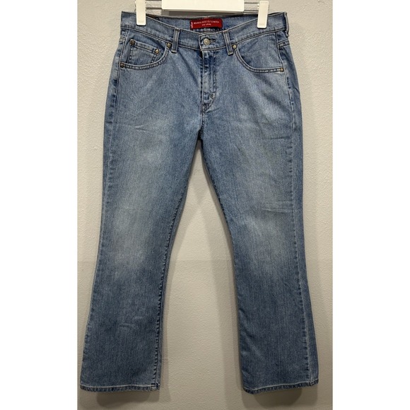 LEVIS 515 Denim Jeans Women's Size 10M Blue Nouveau Boot Cut Stretch 5 Pockets - Picture 1 of 11